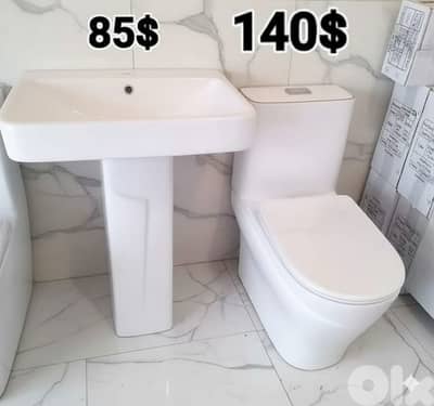 toilet set. طقم حمام مبروم