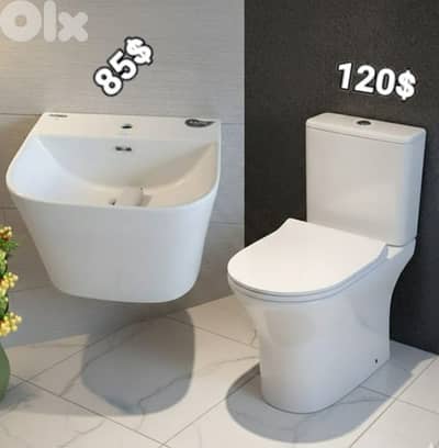 modern toilet set