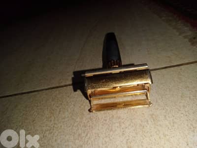 vintage GEM Push Button single-edge safety razor