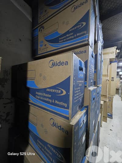 مكيف ميدياAir conditioner Ac midea inverter  3 copper/gaz 32 /5gear