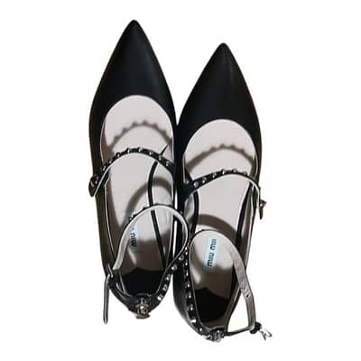 Miu Miu leather ballet flats