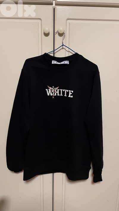 OFF WHITE ANGEL SWEATER