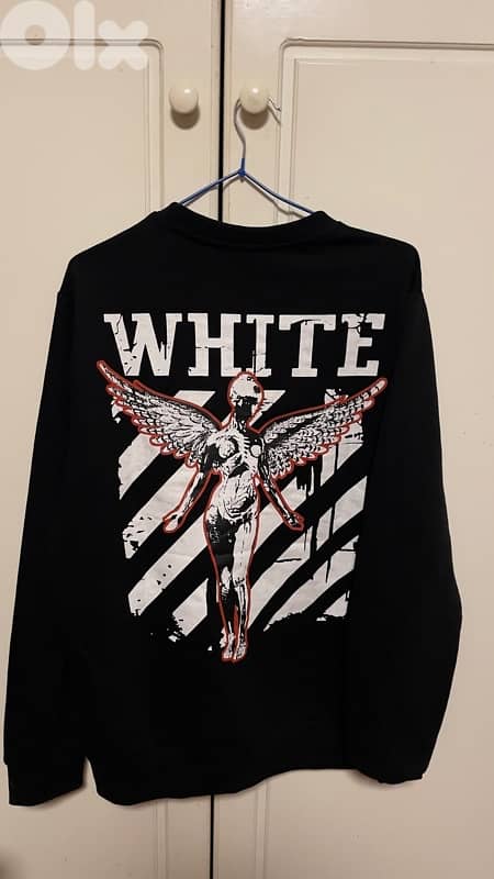 OFF WHITE ANGEL SWEATER 1