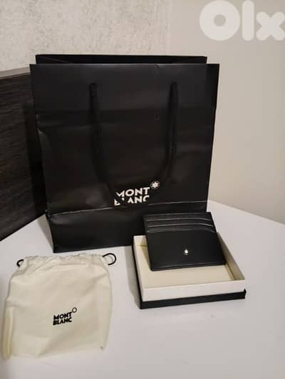 Mont blanc wallet + pen set package