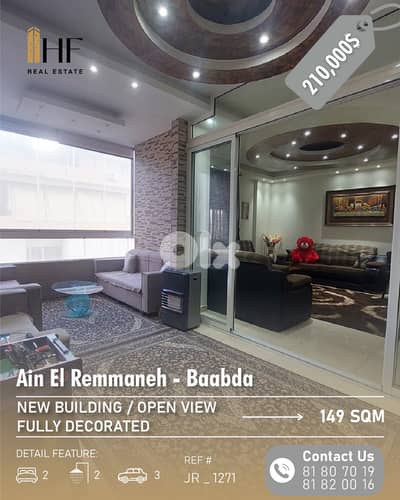 Apartment for Sale – Ain El Remmaneh - شقة للبيع – عين الرمانة