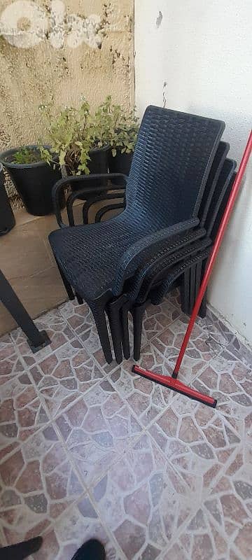 outdoor table set with chairs 1