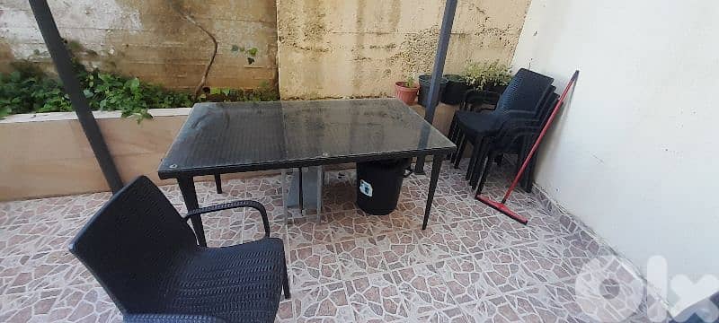 outdoor table set with chairs 2