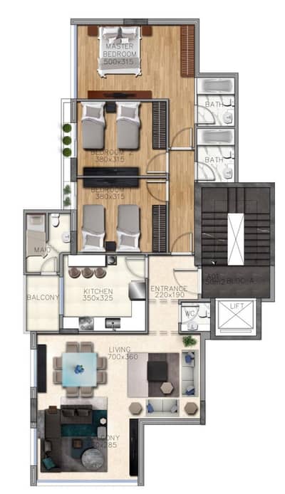 Apartment for sale in Fanar/ Under construction