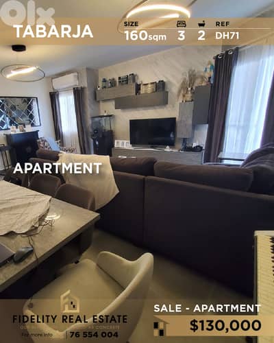 Apartment for sale in Tabarja DH71 شقة للبيع في طبرجا