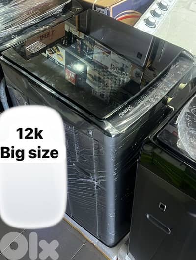 Washer General Gold 12kg XXL غسالة جنرال غولد باب علوي