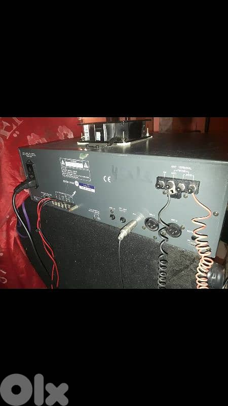 RCF ELISA 2120 mixer Amplifier (180W×2channels A&B) 360Watts 4 - 8Ohms 1