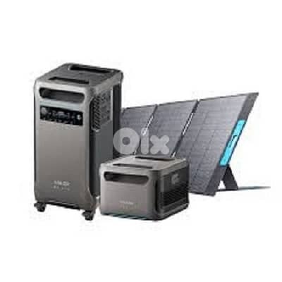 Anker Solix F3800 Portable Power Station with 400w Solar Panel