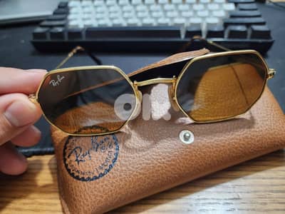 Ray-Ban RB3556-N 001/33 (octagonal gold)