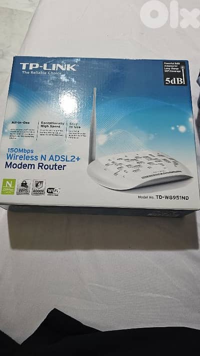 Wireless Modem Router TP-Link N ADSL2+