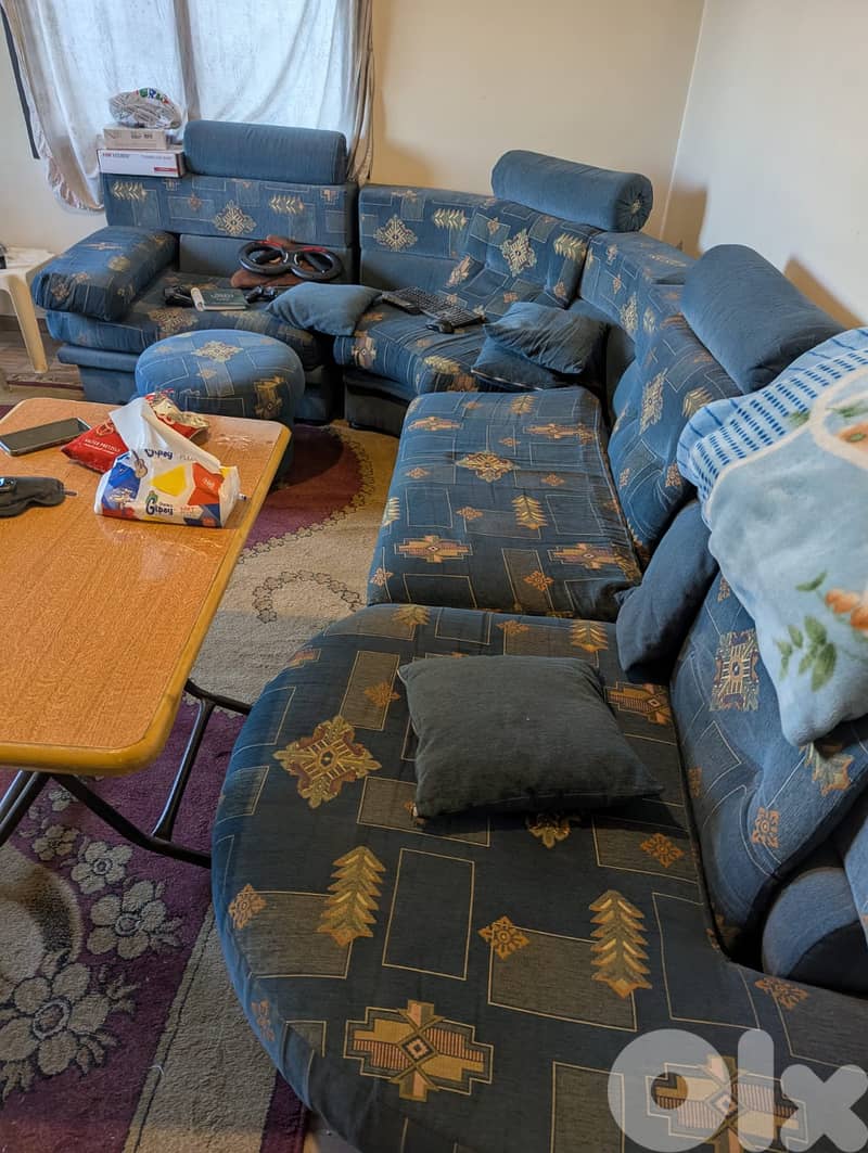 Corner Sofa + Coffee table 1