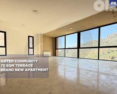 Terrace/Electricity 24/7/Antelias/انطلياس/ELEVATOR/ REF#RK135415 !