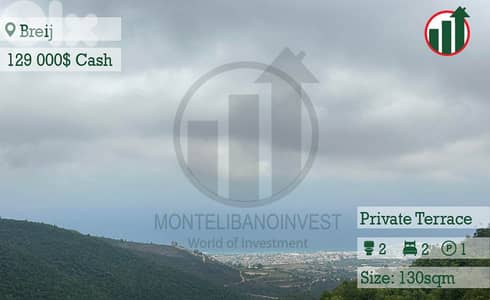 Apartment for Sale in Breij with Open View !!