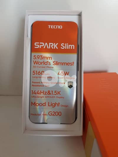 spark slim tecno 256 used few days