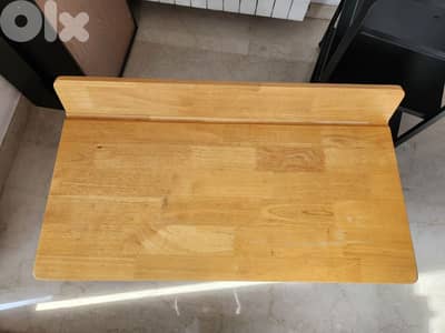 Side table (sofa or bed) made of wood