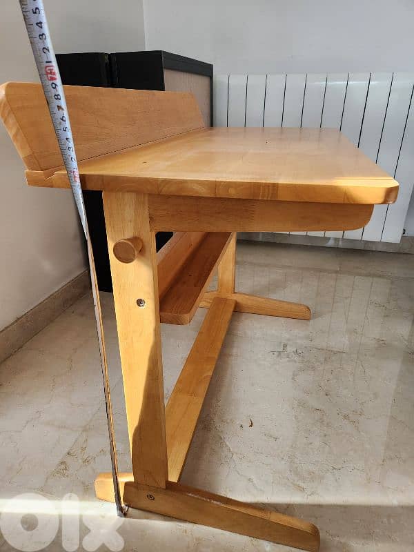 Side table (sofa or bed) made of wood 2