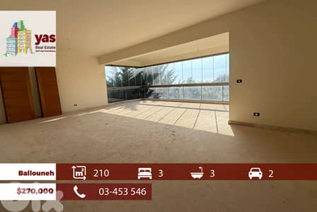 Ballouneh 210m2 | Prime Location | Sea View | Private Street | EL