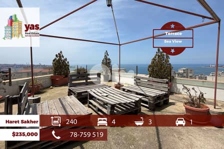 Haret Sakher 240m2 | Prime Location | Open View | Well Maintained | IV