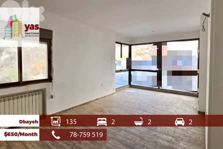 Dbayeh 135m2 | Rent | Mountain View | New | Calm Area | MJ/IV
