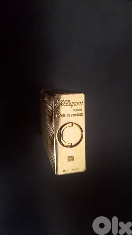 S. T. DUPONT PARIS. 20 MICRONS GOLD PLATED. 20 microns . ligne 1 4