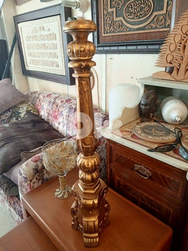 wood candelabra 1