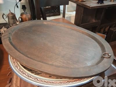 صينية تقديم خشب تيك