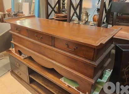 japanese style teak wood table