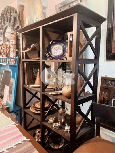 مكتبة خشب تيك