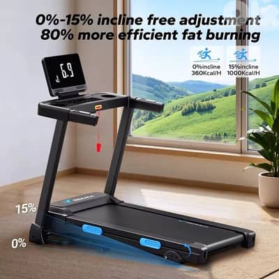 MERACH Foldable Treadmill T12 Incline 0.8-12km/H Walking Pad