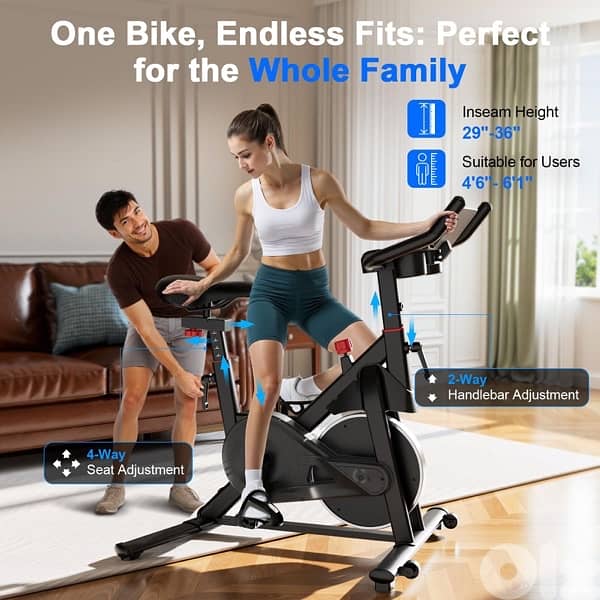 Indoor Cycling Bike - 32-Level Magnetic 2