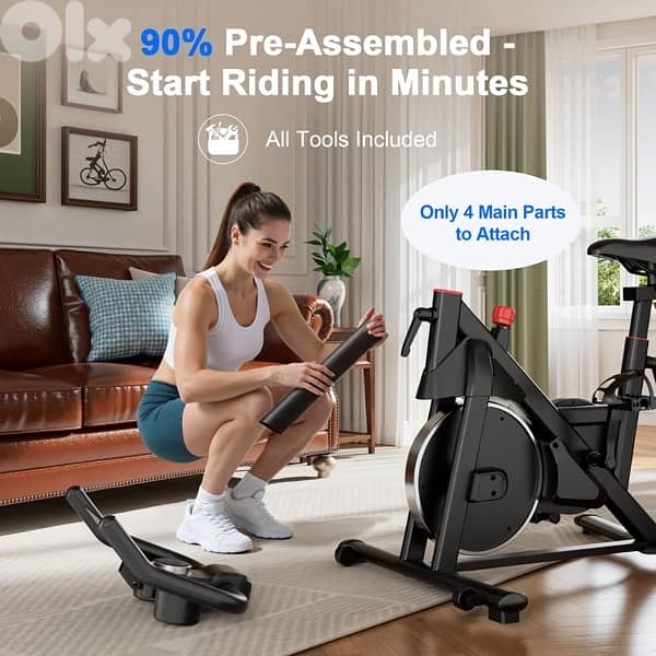 Indoor Cycling Bike - 32-Level Magnetic 4