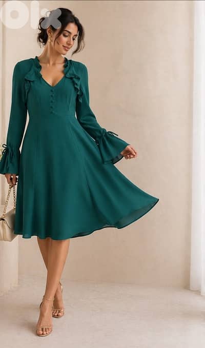 River Island Emerald Dress
