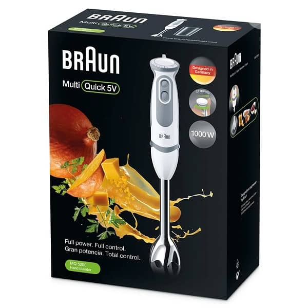Braun MultiQuick 5 Vario Hand Blender - White | MQ5200 2