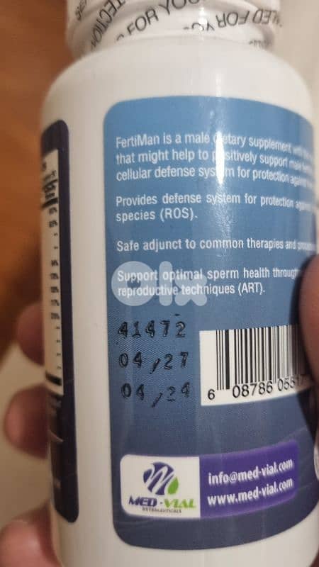 Title: FertiMan Male Fertility Support - Sealed & Brand New - 8