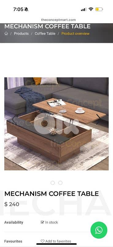 صالون وسفرة ومدفأة وطاولة مودرن للبيع