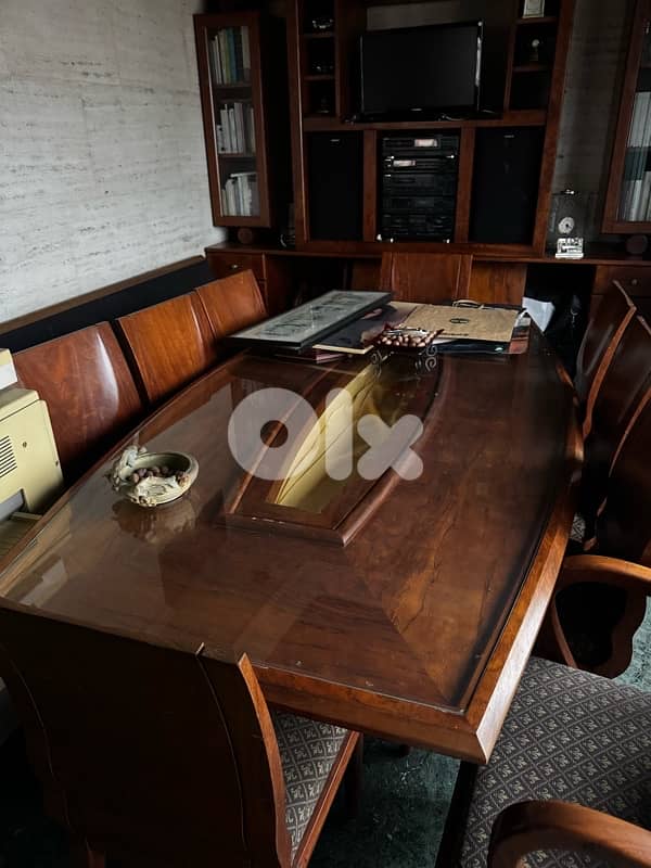 Dining table and 8 dining chairs 1