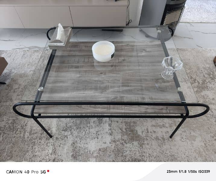 Glass Coffee Table 115*77*50 cms 3