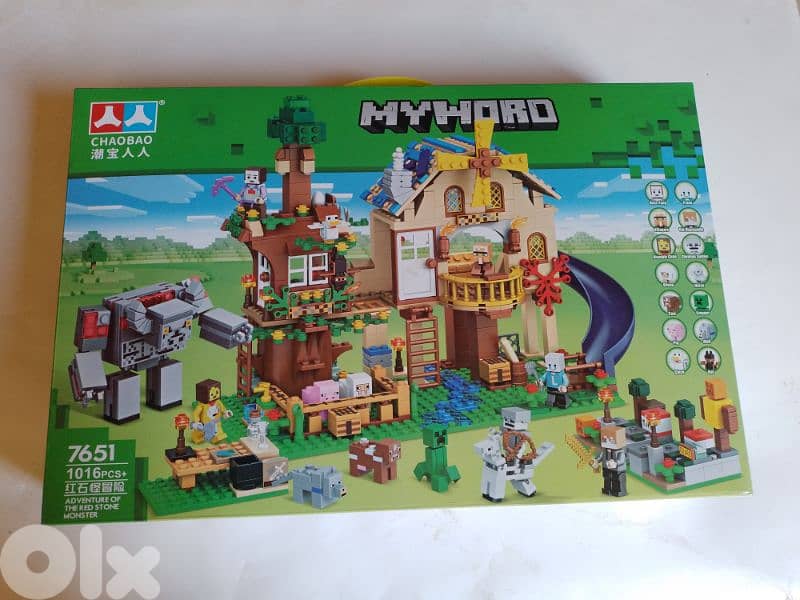 building blocks minecraft (lego) 1016 pieces 1