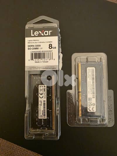 RAM 8 GB DDR4 LEXAR 3200 MHZ