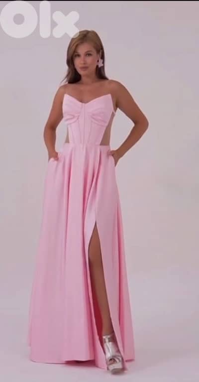 Elegant Pink Occasion Dress – Chic for weddings cocktail
