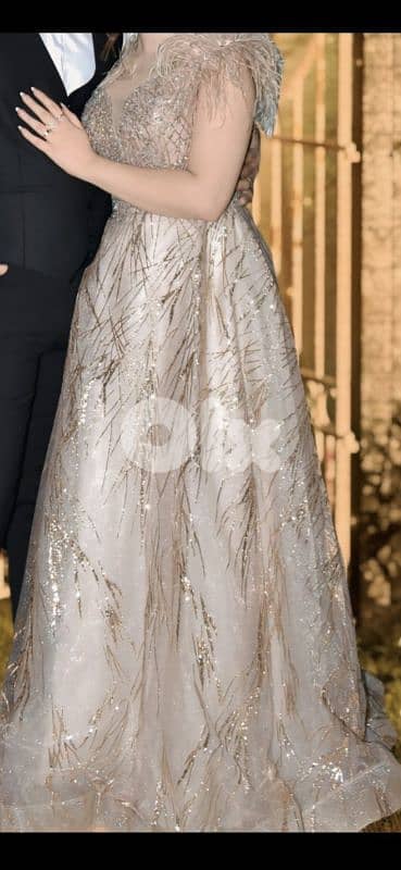 Rose Gold dress worn just once