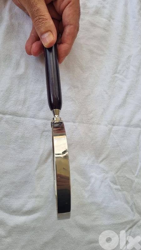 Rare Antique 1945 German Magnifying Glass - D. B. Pat. Silver Frame 7