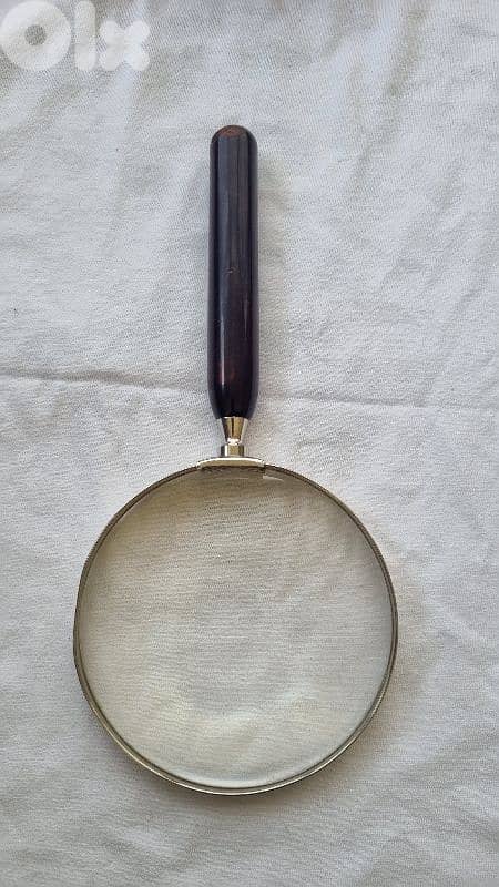Rare Antique 1945 German Magnifying Glass - D. B. Pat. Silver Frame 10