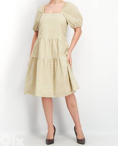 Y. A. S Yellow Balloon slEEVE dRESS