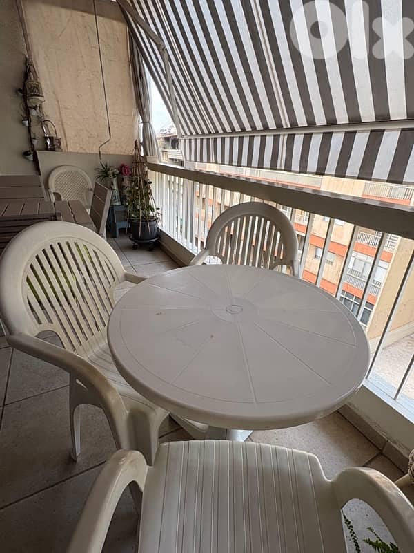 Outdoor Chairs and Table Set 2