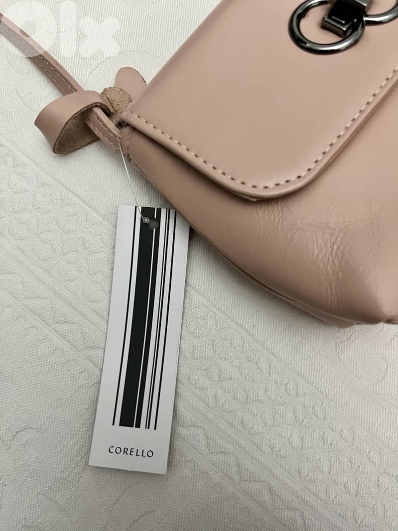 Corello Light Pink Crossbody Bag 1